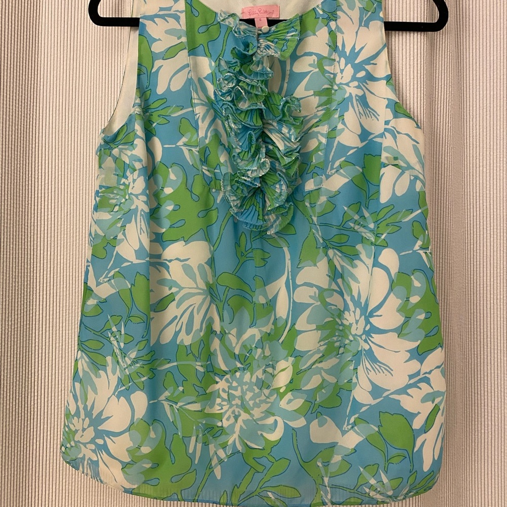 Lilly Pulitzer Ruffle Tank